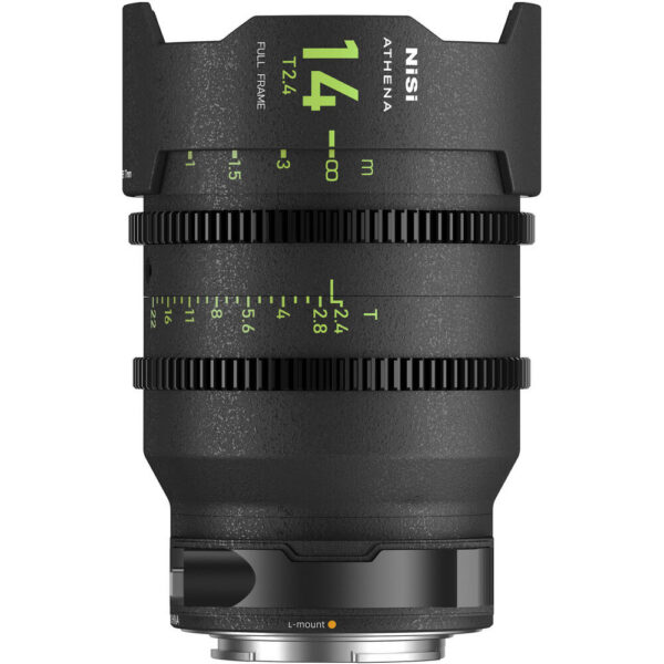 Ni Si ATHENA PRIME 14mm T2.4 Full-Frame Lens (L Mount, Drop-In Filter)
