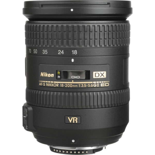 Nikon AF-S DX NIKKOR 18-200mm f/3.5-5.6G ED VR II Lens view 2