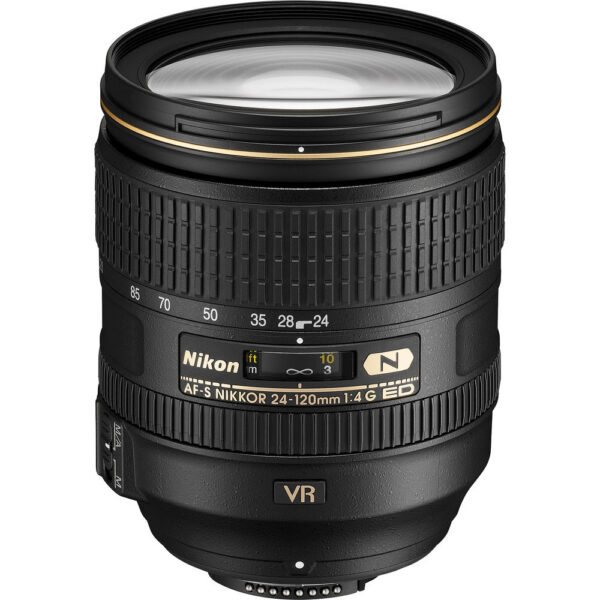 Nikon AF-S NIKKOR 24-120mm f/4G ED VR Lens (Refurbished)