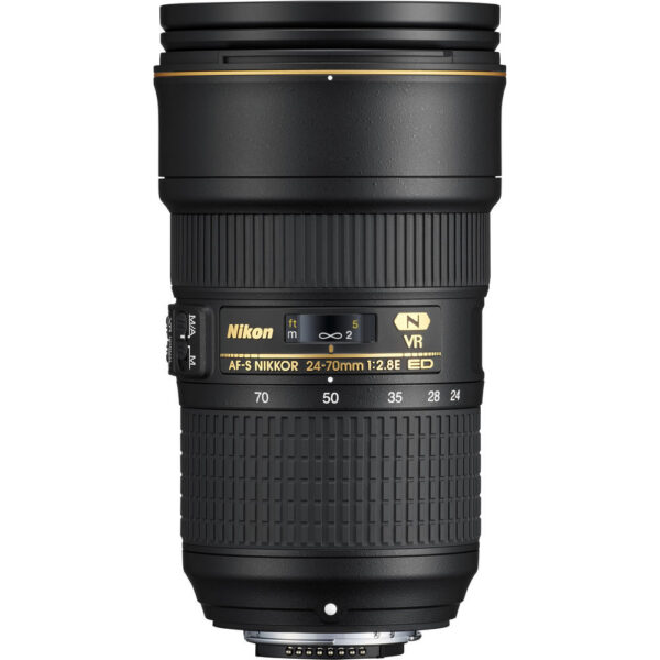 Nikon AF-S NIKKOR 24-70mm f/2.8E ED VR Lens (Refurbished)