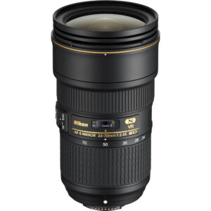 Nikon AF-S NIKKOR 24-70mm f/2.8E ED VR Lens (Refurbished)