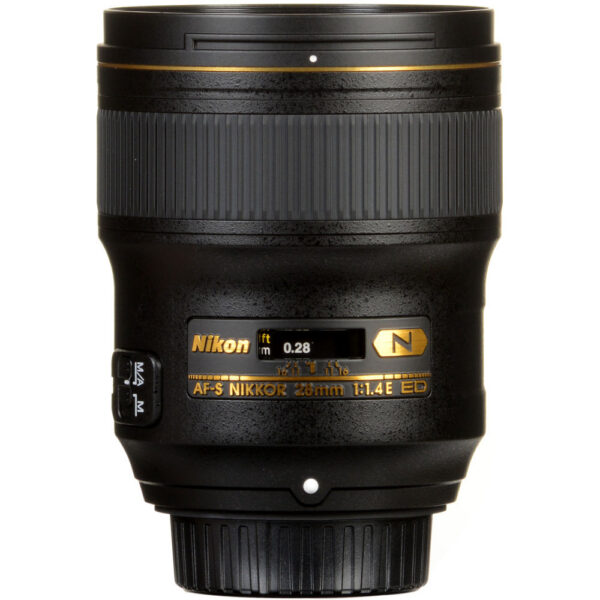 Nikon AF-S NIKKOR 28mm f/1.4E ED Lens view 3
