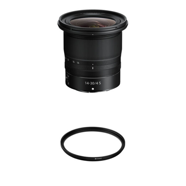 Nikon NIKKOR Z 14-30mm f/4 S Lens with UV Filter Kit view 3