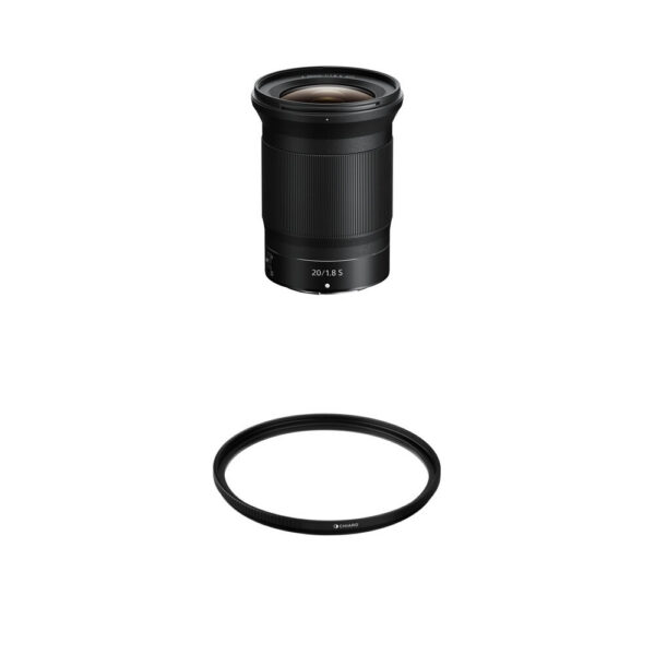 Nikon NIKKOR Z 20mm f/1.8 S Lens (Nikon Z) with UV Filter Kit view 3