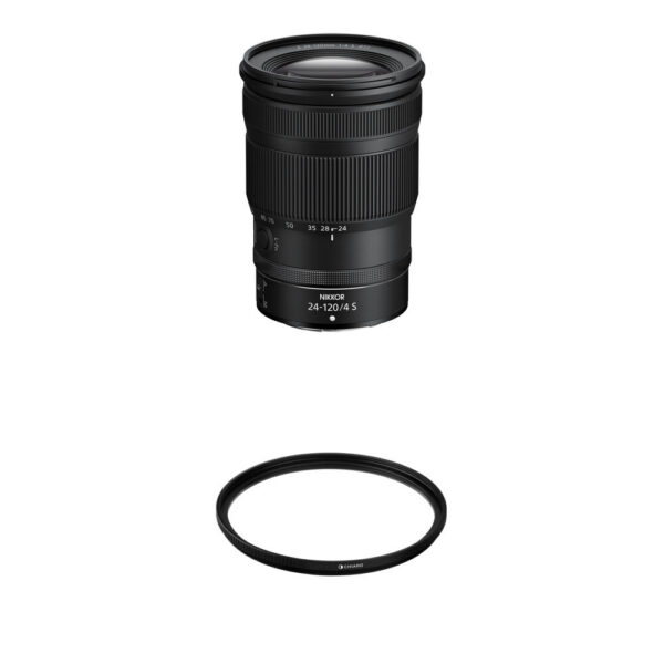 Nikon NIKKOR Z 24-120mm f/4 S Lens with UV Filter Kit view 3