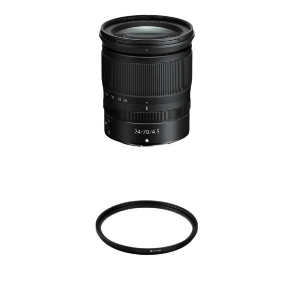 Nikon NIKKOR Z 24-70mm f/4 S Lens with UV Filter Kit view 3