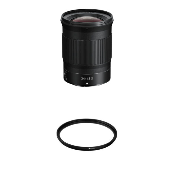 Nikon NIKKOR Z 24mm f/1.8 S Lens with UV Filter Kit view 3