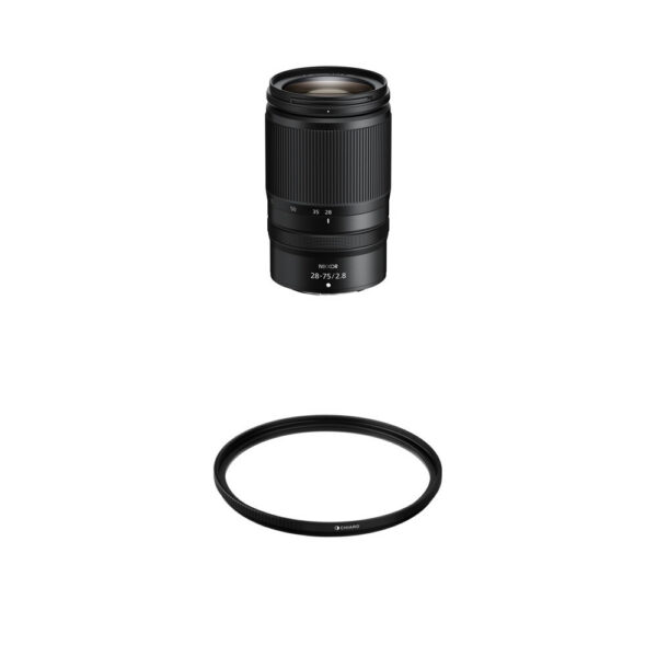 Nikon NIKKOR Z 28-75mm f/2.8 Lens with UV Filter Kit view 3
