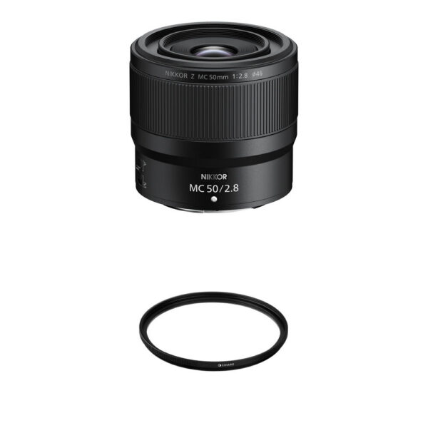 Nikon NIKKOR Z 50mm f/2.8 MC Lens with UV Filter Kit view 3
