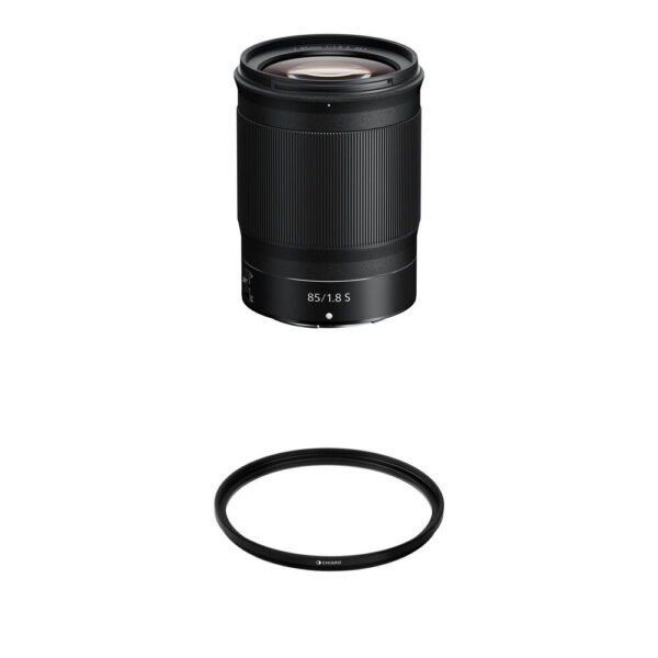 Nikon NIKKOR Z 85mm f/1.8 S Lens with UV Filter Kit view 3