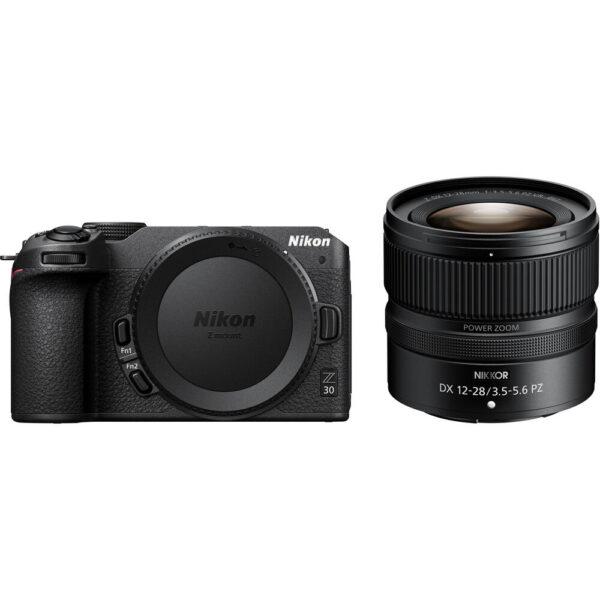 Nikon Z30 Mirrorless Camera with 12-28mm f/3.5-5.6 Lens and Accessories Kit