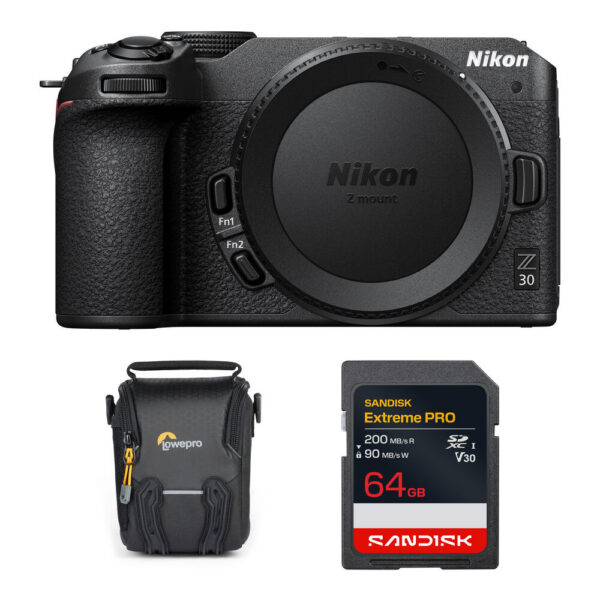 Nikon Z30 Mirrorless Camera with Basic Bundle