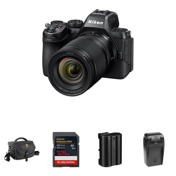 Nikon Z5 II Mirrorless Camera with 24-105mm f/4-7.1 Lens and Essentials+ Kit