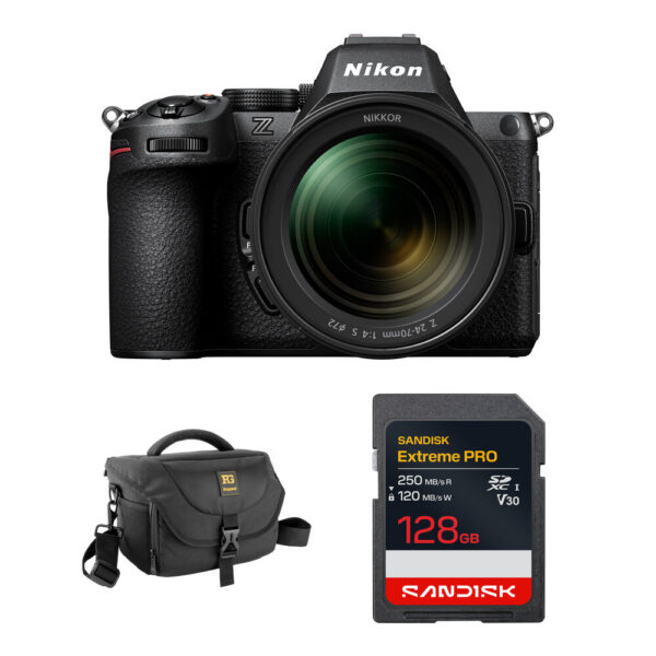 Nikon Z5 II Mirrorless Camera with 24-70mm f/4 Lens and Basic Bundle view 6