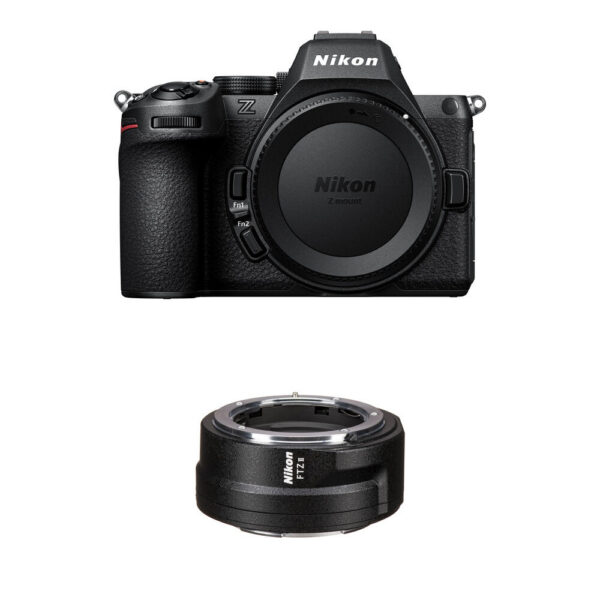 Nikon Z5 II Mirrorless Camera with FTZ II Mount Adapter Kit