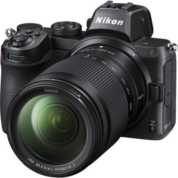 Nikon Z5 Mirrorless Camera with 24-200mm f/4-6.3 Lens and Basic Bundle