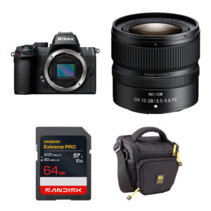 Nikon Z50 II Mirrorless Camera with 12-28mm f/3.5-5.6 Lens and Basic Bundle