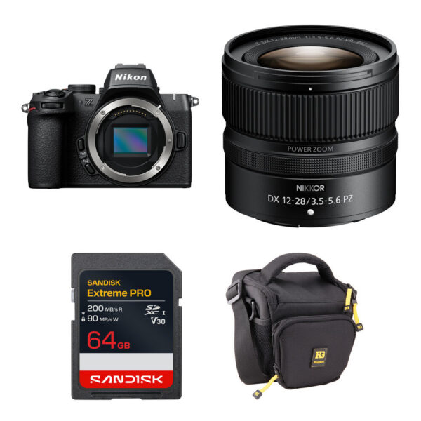 Nikon Z50 II Mirrorless Camera with 12-28mm f/3.5-5.6 Lens and Basic Bundle