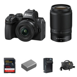 Nikon Z50 II Mirrorless Camera with 16-50mm & 50-250mm Lenses and Essentials+ Kit