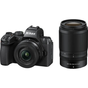 Nikon Z50 II Mirrorless Camera with 16-50mm and 50-250mm Lenses and Basic Bundle