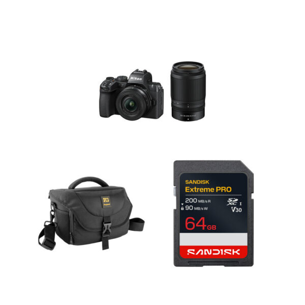 Nikon Z50 II Mirrorless Camera with 16-50mm and 50-250mm Lenses and Basic Bundle view 7