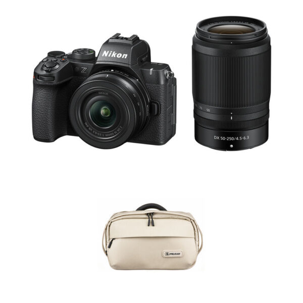 Nikon Z50 II Mirrorless Camera with 16-50mm and 50-250mm Lenses and Carry Bag Kit view 5
