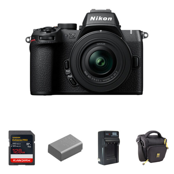 Nikon Z50 II Mirrorless Camera with 16-50mm f/3.5-6.3 Lens and Essentials+ Kit