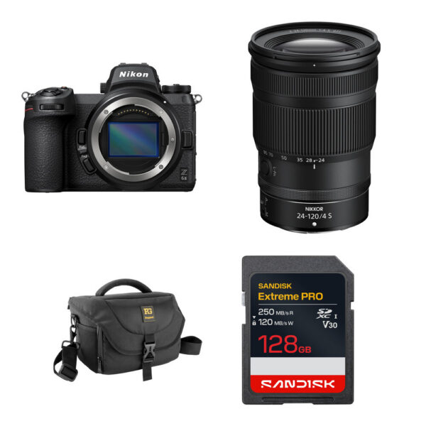 Nikon Z6 II Mirrorless Camera with 24-120mm f/4 Lens and Basic Bundle