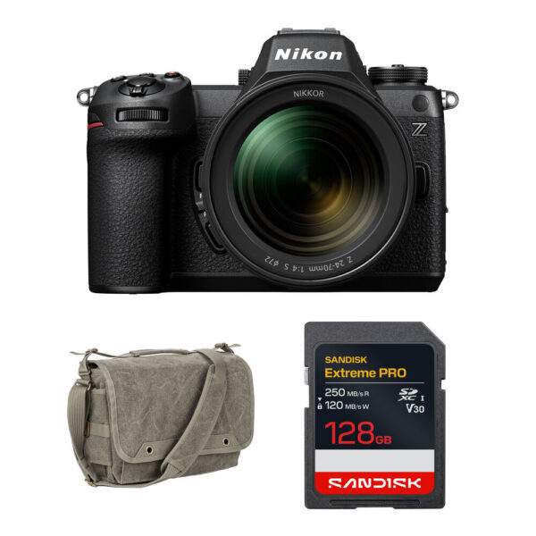 Nikon Z6 III Mirrorless Camera with 24-70mm f/4 Lens and Basic Bundle view 6