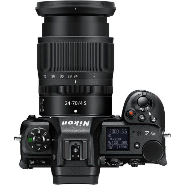 Nikon Z6 III Mirrorless Camera with 24-70mm f/4 S Lens view 5