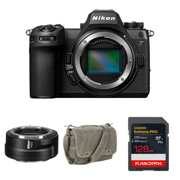 Nikon Z6 III Mirrorless Camera with FTZ II Mount Adapter and Basic Bundle