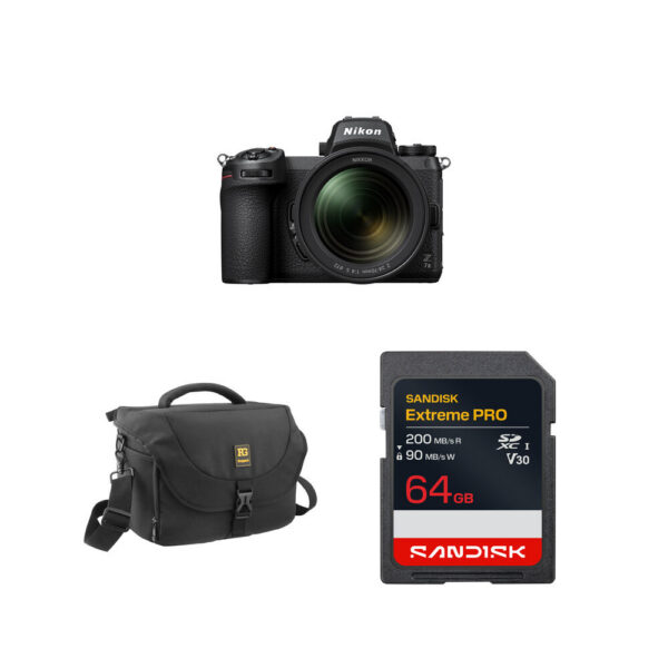 Nikon Z7 II Mirrorless Camera with 24-70mm f/4 Lens and Basic Bundle view 6