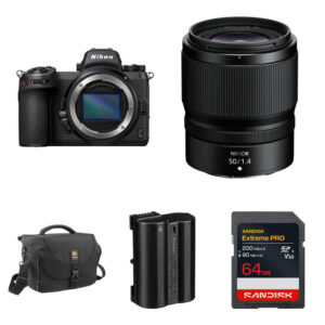 Nikon Z7 II Mirrorless Camera with 50mm f/1.4 Lens and Essentials+ Kit