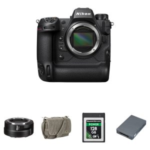 Nikon Z9 Mirrorless Camera with FTZ II Mount Adapter and Basic Bundle