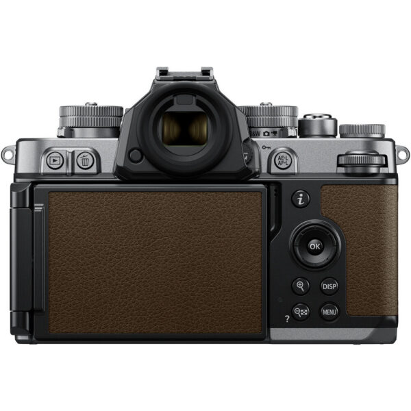 Nikon Zf Mirrorless Camera (Silver & Sepia Brown) view 6