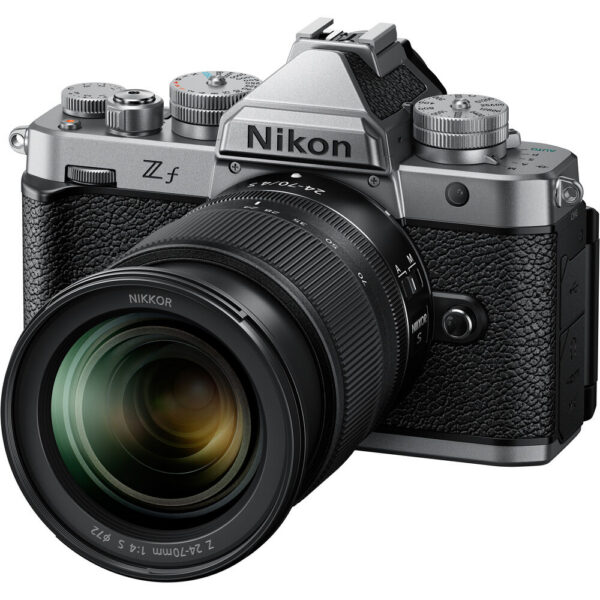 Nikon Zf Mirrorless Camera with 24-70mm f/4 Lens (Silver)
