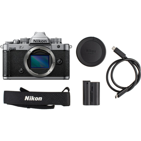 Nikon Zf Mirrorless Camera with 24-70mm f/4 Lens (Silver) view 8
