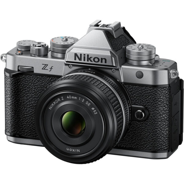 Nikon Zf Mirrorless Camera with 40mm Lens (Silver) view 6