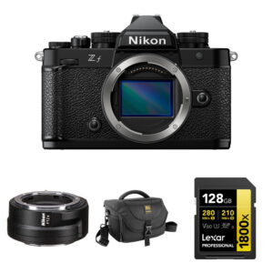 Nikon Zf Mirrorless Camera with FTZ II Mount Adapter and Basic Bundle
