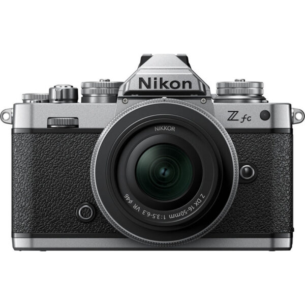 Nikon Zfc Mirrorless Camera with 16-50mm f/3.5-6.3 Lens and Basic Bundle (Silver)