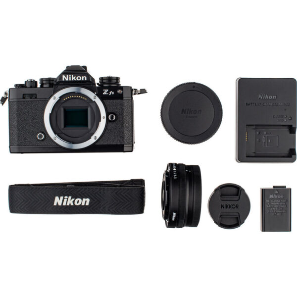 Nikon Zfc Mirrorless Camera with 16-50mm f/3.5-6.3 Lens (Chalk Blue) view 6