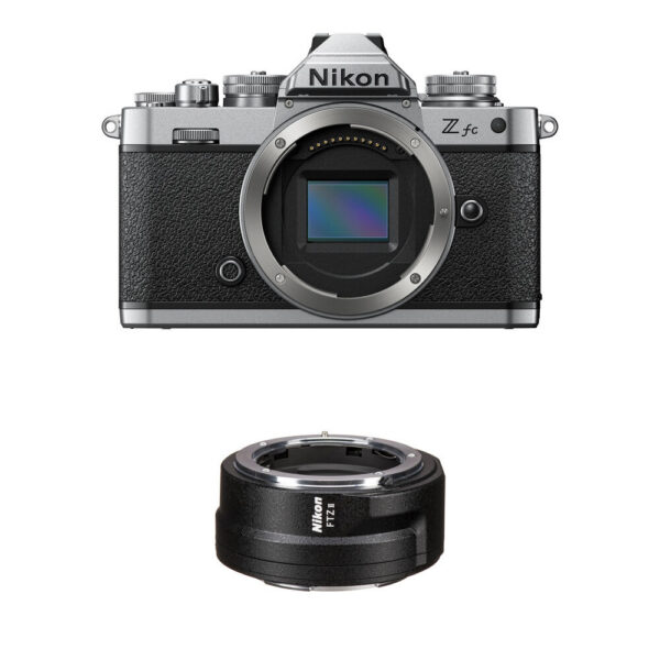 Nikon Zfc Mirrorless Camera with FTZ II Mount Adapter Kit