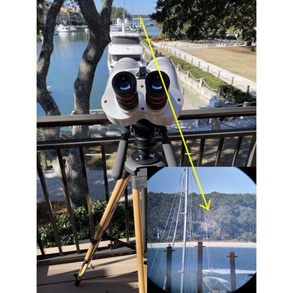 Oberwerk 82XL-ED Binocular Telescope view 5