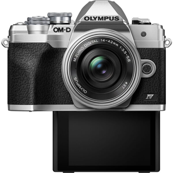 Olympus OM-D E-M10 Mark IV Mirrorless Camera (Silver) view 5