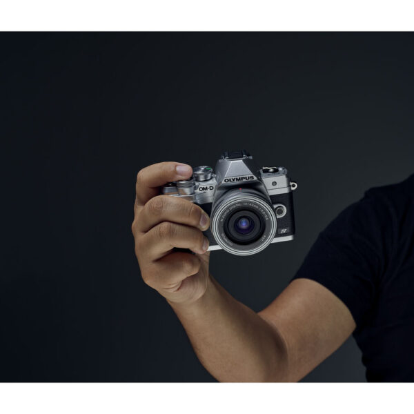 Olympus OM-D E-M10 Mark IV Mirrorless Camera (Silver) view 6