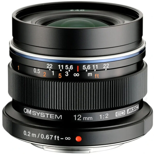 OM SYSTEM M.Zuiko Digital ED 12mm f/2.0 Lens (Micro Four Thirds)