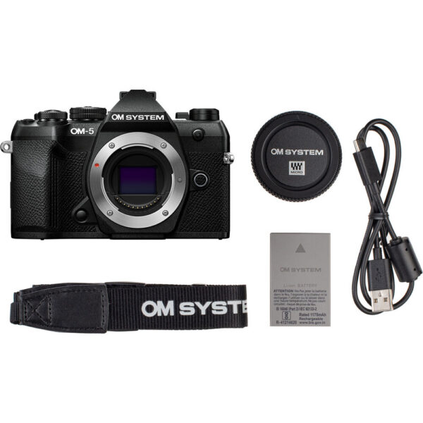 OM SYSTEM OM-5 Mark II Mirrorless Camera with 12-45mm f/4 Lens (Black) view 8
