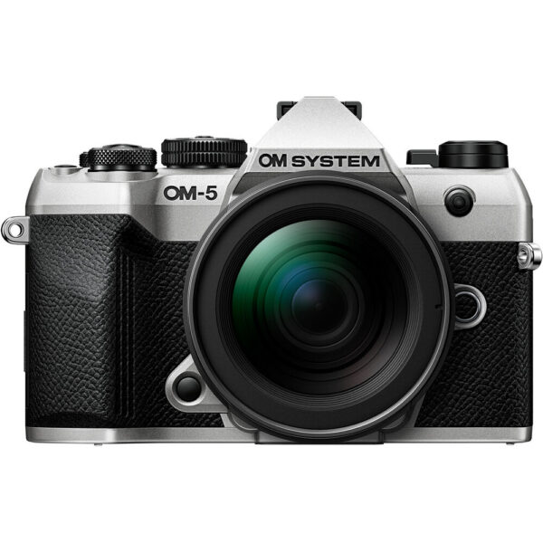OM SYSTEM OM-5 Mark II Mirrorless Camera with 12-45mm f/4 Lens (Silver) view 3