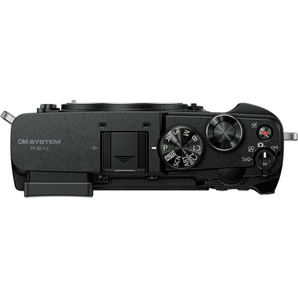 OM SYSTEM PEN Mirrorless Camera (Black) view 5