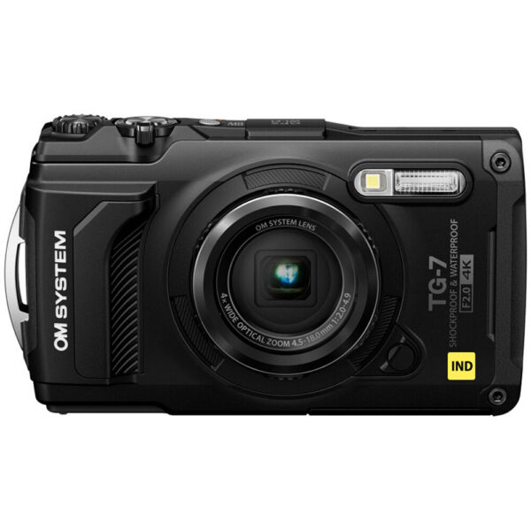 OM SYSTEM TG-7 INDUSTRY Digital Camera with NY-TGV Kit (Black) view 2
